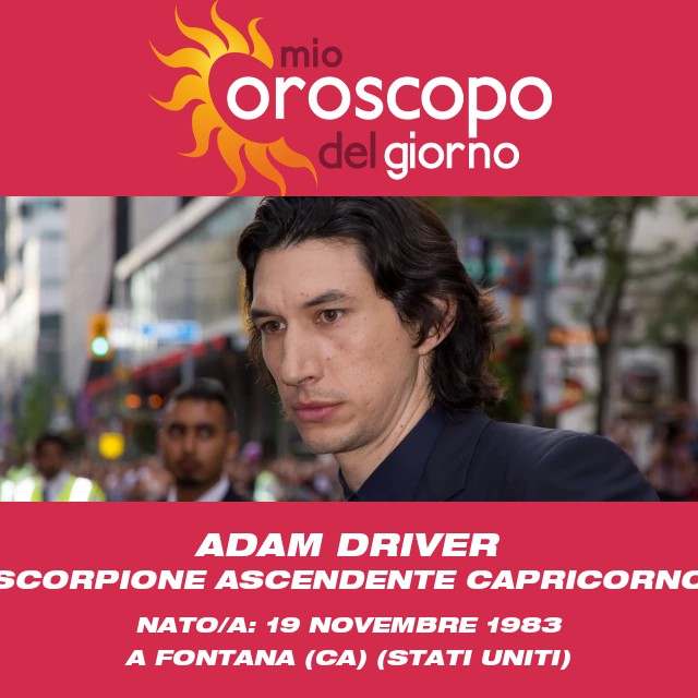 Scoprire l\'influenza dello Scorpione di Adam Driver