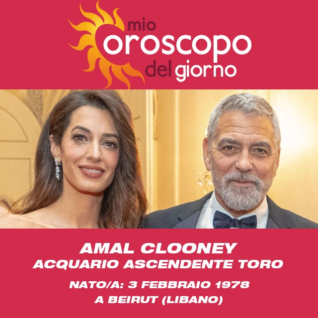 Insights astrologici per i Gemelli di Amal Clooney