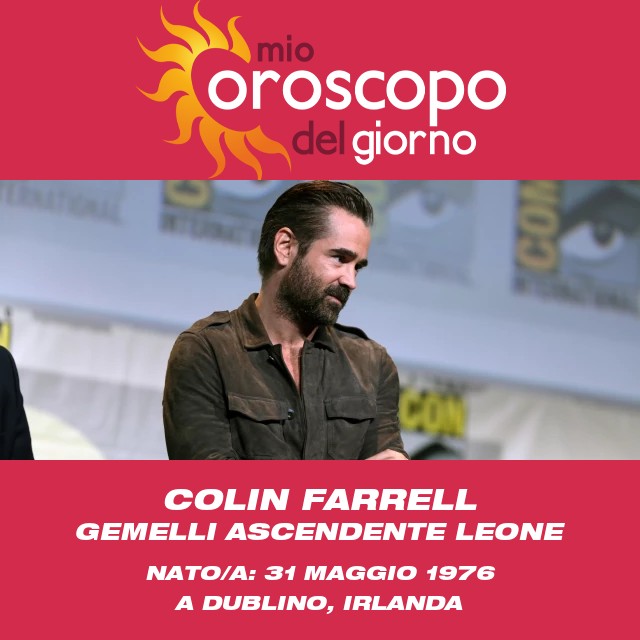 Insights Astrologici sui Gemelli di Colin Farrell