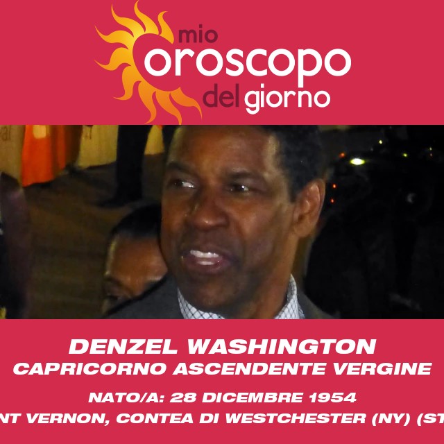 Denzel Washington: L\'Influenza Celestiale del Capricorno