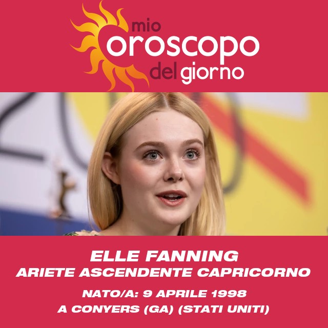 Elle Fanning: La Stella Ariete Dinamica