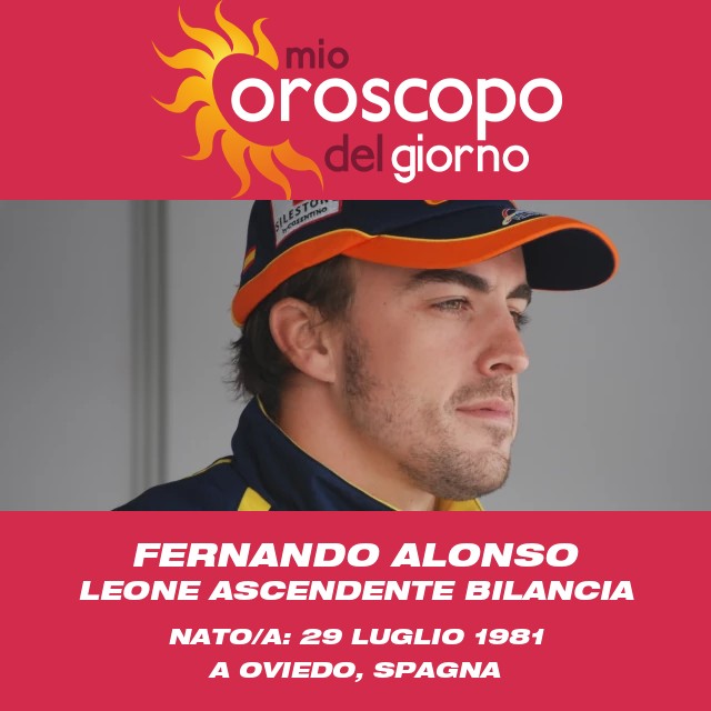 Astrologia di Fernando Alonso: Il Viaggio Cosmico di un Leone