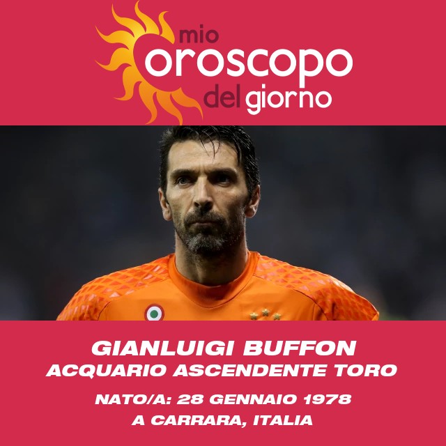 Profilo Astrologico di Gianluigi Buffon: Caratteristiche e Intuizioni dell\'Acquario