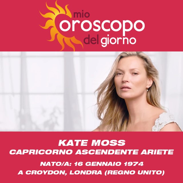 Comprendere Kate Moss come una stella del Capricorno