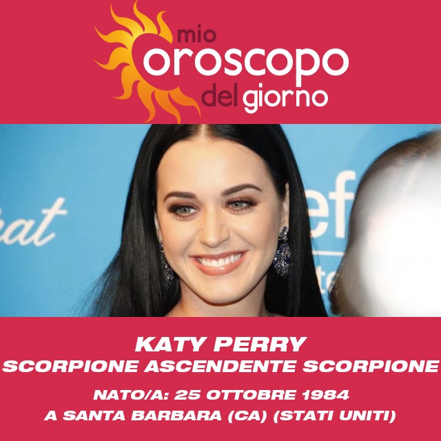 Katy Perry: La Stella dello Scorpione Svelata