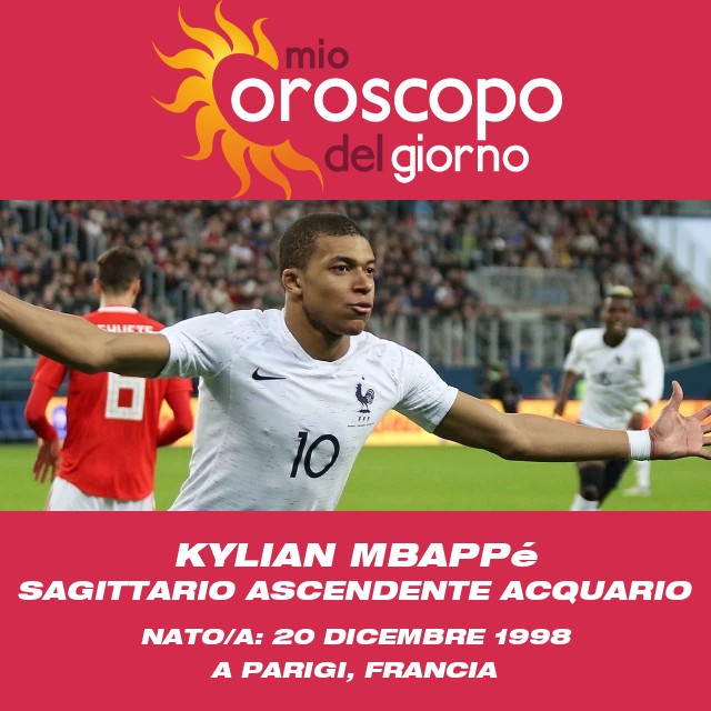 Insights astrologici di Kylian Mbappé per il Sagittario