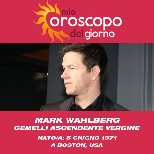 Spiegazione dell\'astrologia dei Gemelli di Mark Wahlberg