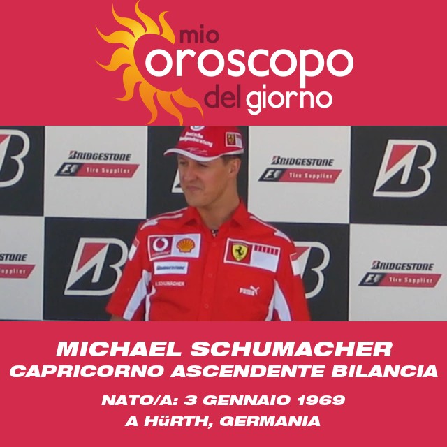 Insights sull\'astrologia del Capricorno di Michael Schumacher

Astrologia del Capricorno e Michael Schumacher: Scopri i suoi segreti zodiacali