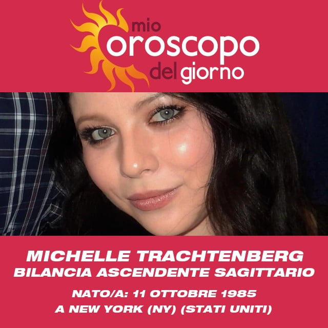 Le intuizioni astrologiche di Michelle Trachtenberg sul segno della Bilancia