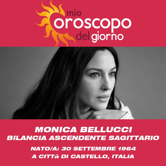 I segreti astrologici della Bilancia secondo Monica Bellucci