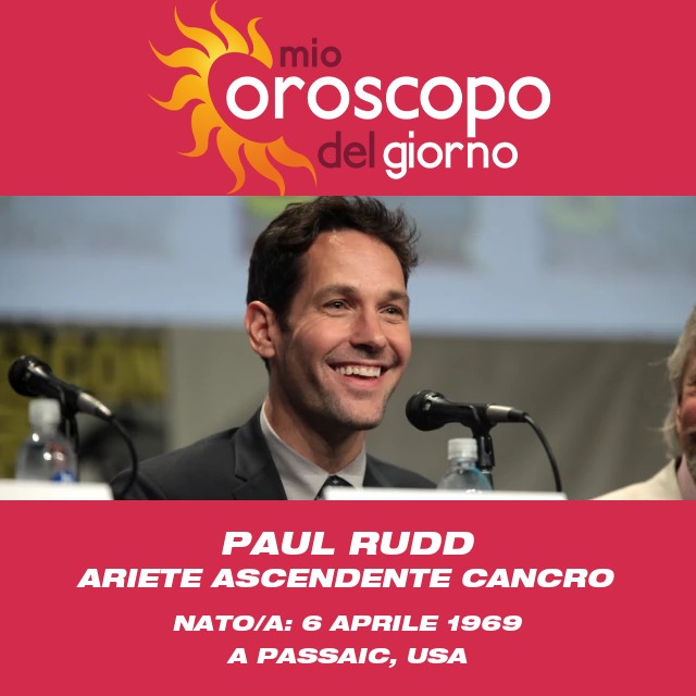 Il Ritratto Astrologico di Paul Rudd come Ariete: Caratteristiche e Influenze dell\'Oroscopo Arietino