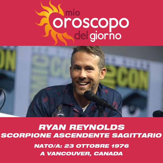 Ryan Reynolds: Tratti Astrologici dello Scorpione