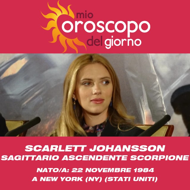 Scarlett Johansson: Un\'Icona Sagittariana Autentica