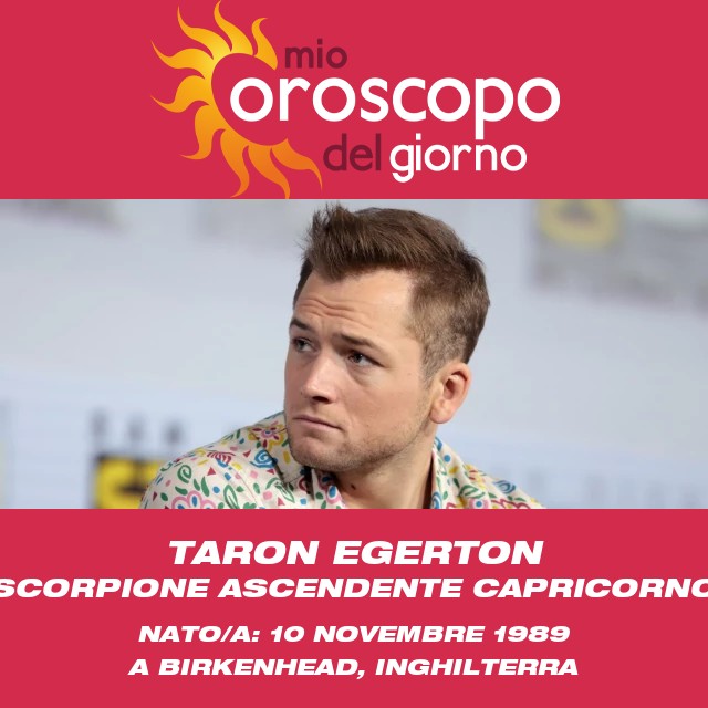 Insights sull\'astrologia dello Scorpione di Taron Egerton

Ottimizzazione: Astrologia dello Scorpione: approfondimenti su Taron Egerton