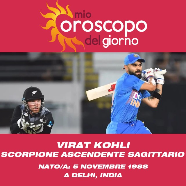 Virat Kohli e l\'Influenza Astrologica dello Scorpione