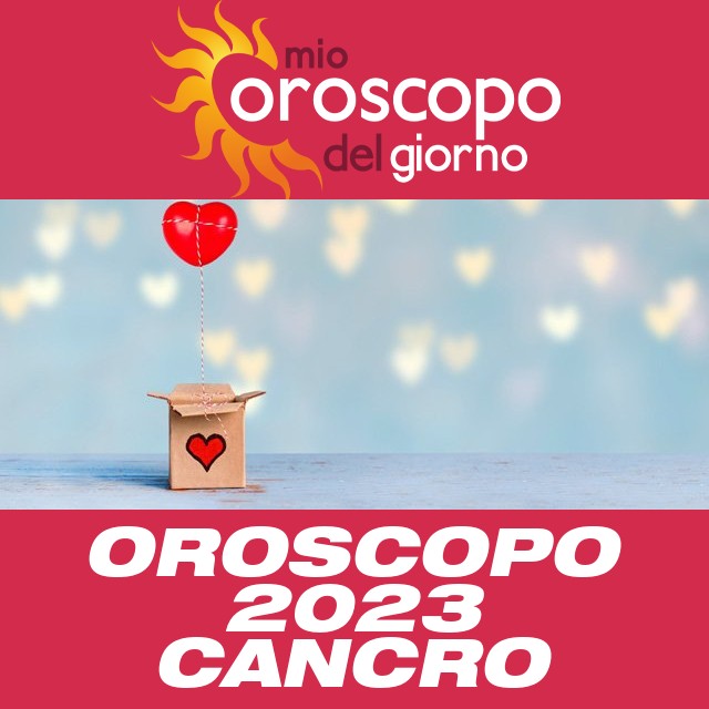 Oroscopo annuale 2023 per Cancro