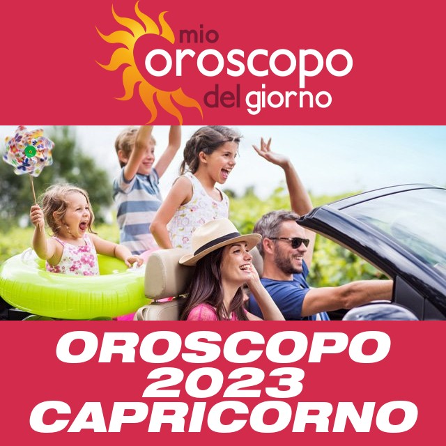 Oroscopo annuale 2023 per Capricorno