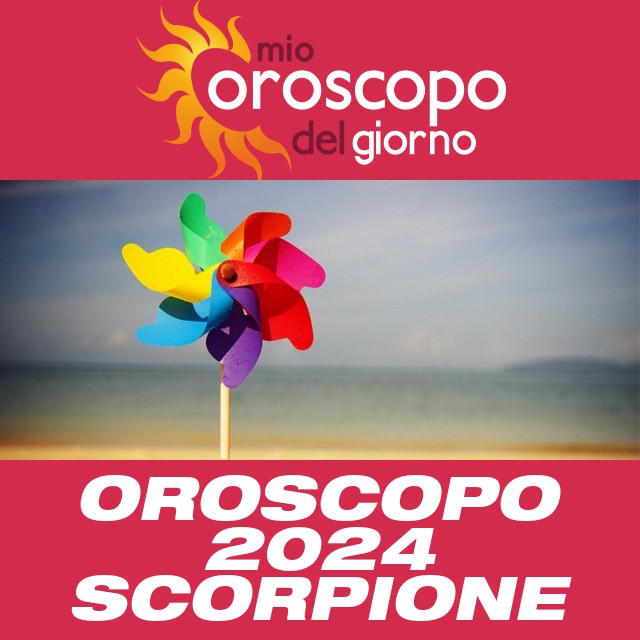 Oroscopo annuale 2024 per Scorpione