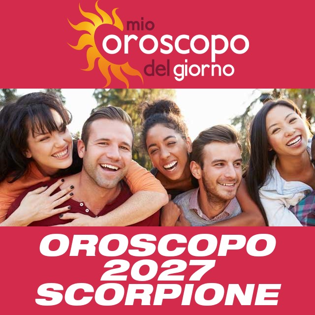 Oroscopo annuale 2027 per Scorpione
