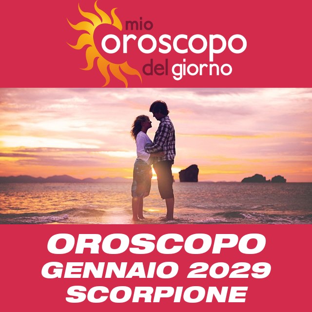 Oroscopo del mese di Gennaio 2029 per Scorpione